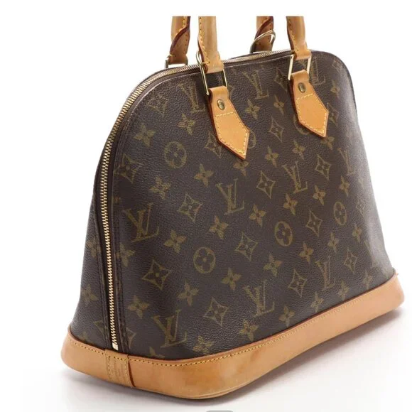 Louis Vuitton Alma PM Monogram Canvas and Leather Handbag - Picture 7 of 11